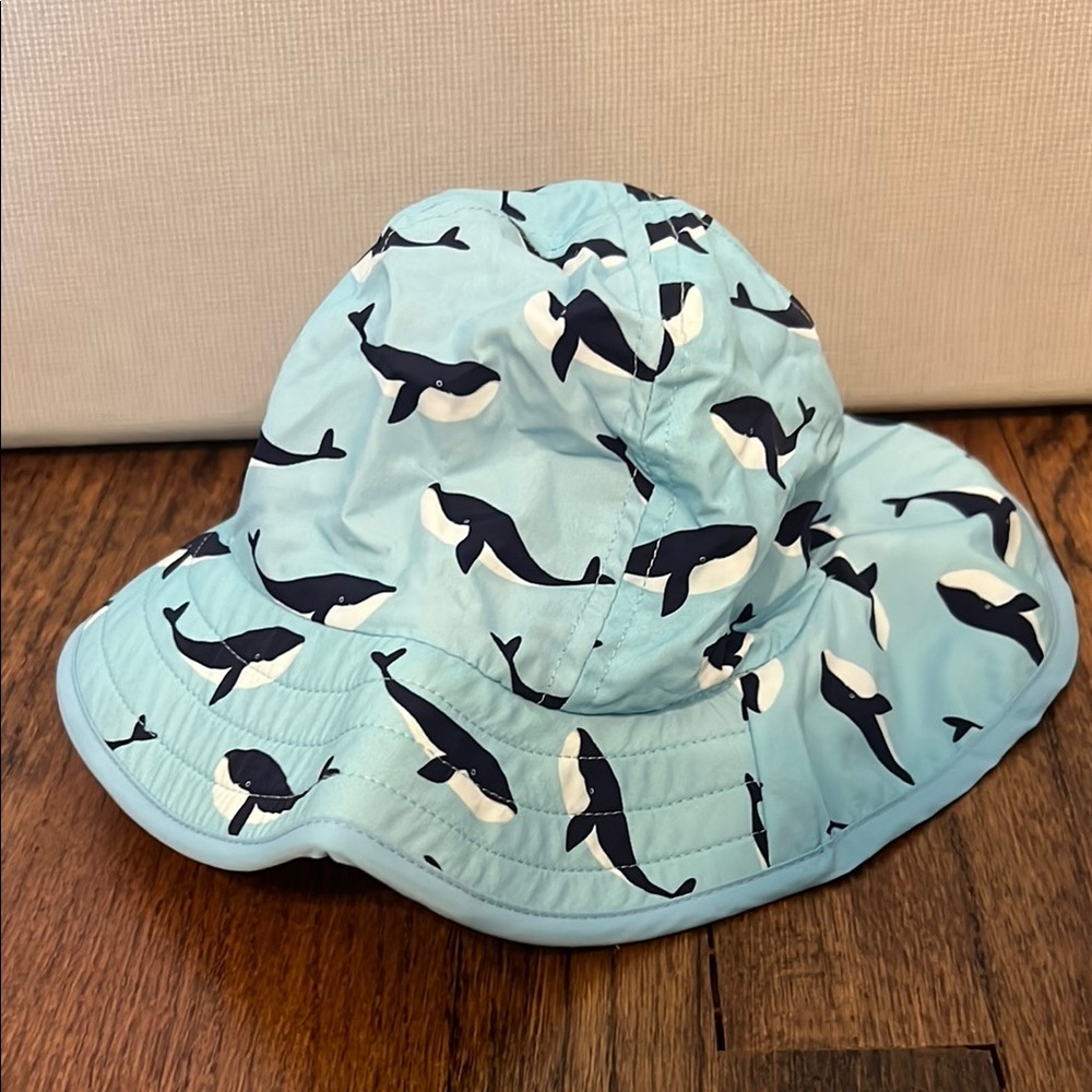 Pottery Barn Kids whale Pattern Hat